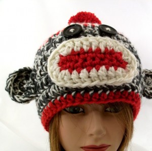 sock monkey hat