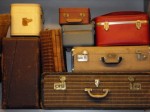 Old luggage at the Sacramento Museum